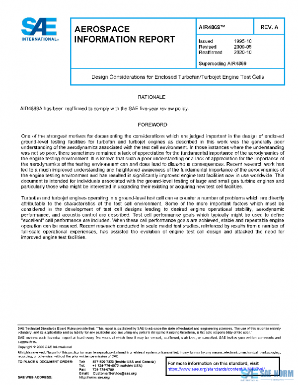 SAE AIR4869A PDF SAE AIR4869A PDF