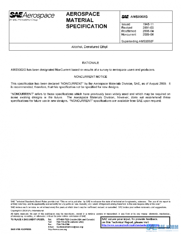 SAE AMS3002G PDF SAE AMS3002G PDF