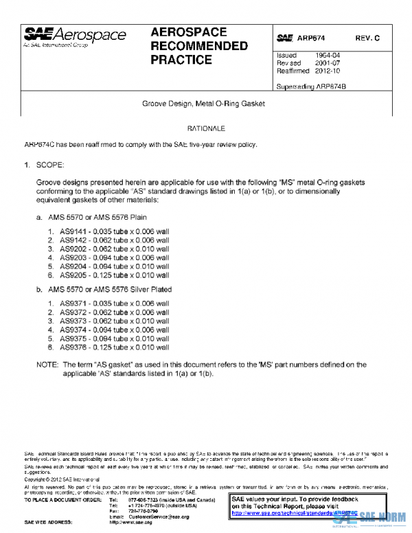 SAE ARP674C PDF