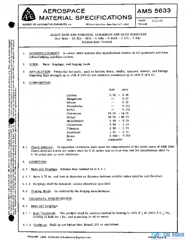 SAE AMS5633 PDF