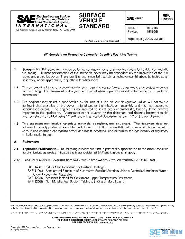 SAE J2027_199806 PDF