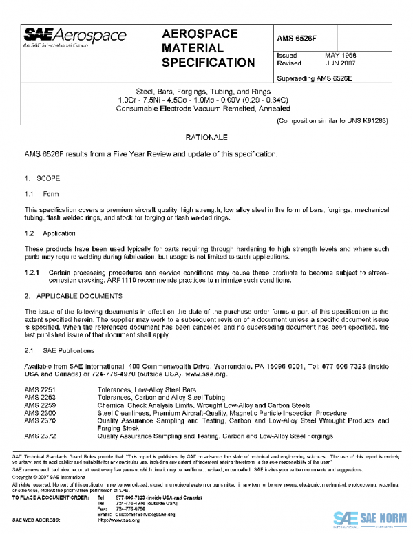 SAE AMS6526F PDF