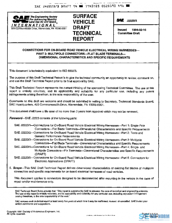 SAE J2223/3_199402 PDF