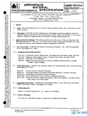 SAE AMS5605A PDF