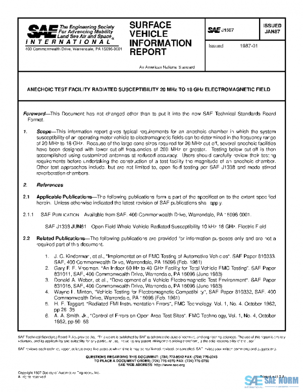 SAE J1507_198701 PDF SAE J1507_198701 PDF