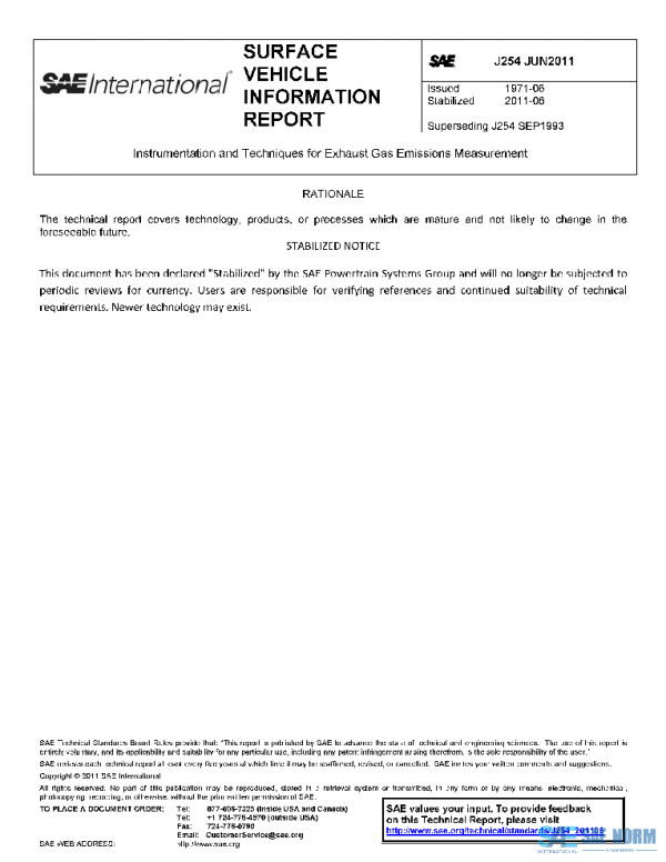 SAE J254_201106 PDF