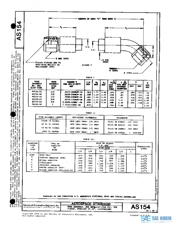 SAE AS154 PDF