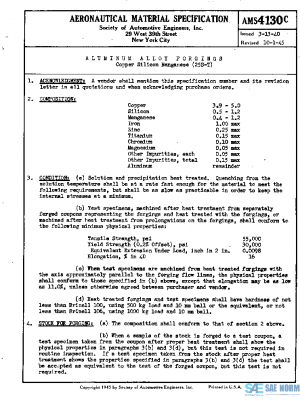 SAE AMS4130C PDF
