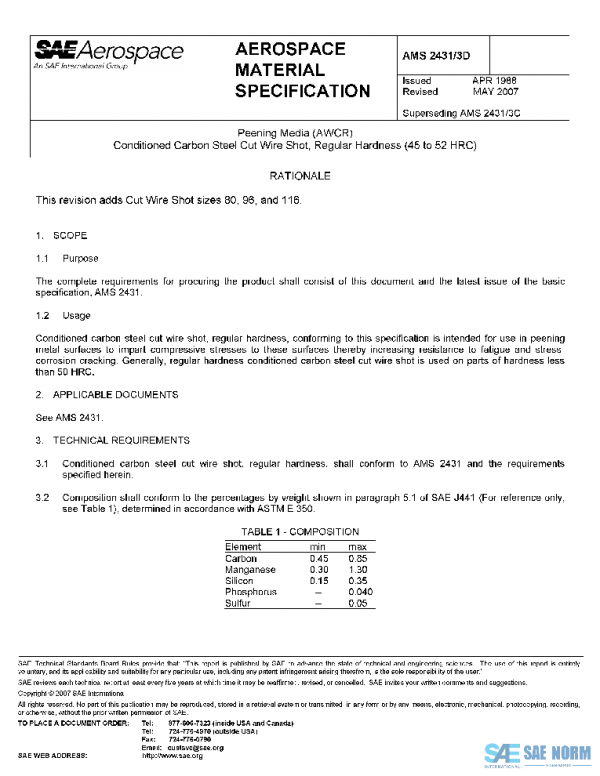 SAE AMS2431/3D PDF