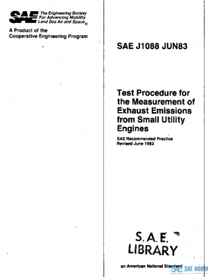 SAE J1088_198306 PDF