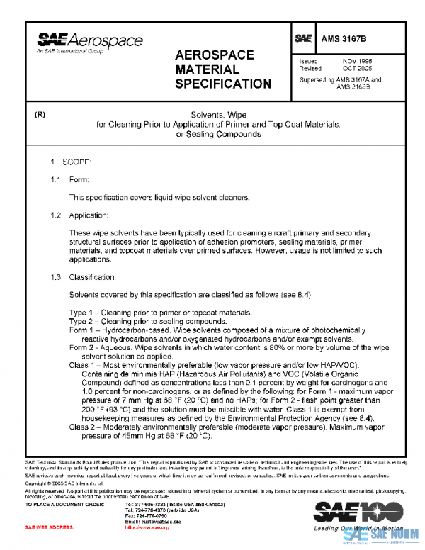 SAE AMS3167B PDF