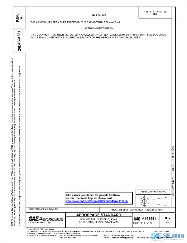 SAE AS31551A PDF