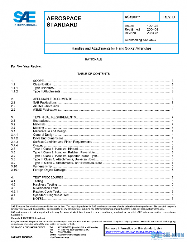 SAE AS4283D PDF SAE AS4283D PDF