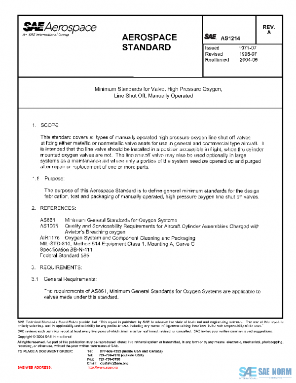 SAE AS1214A PDF SAE AS1214A PDF