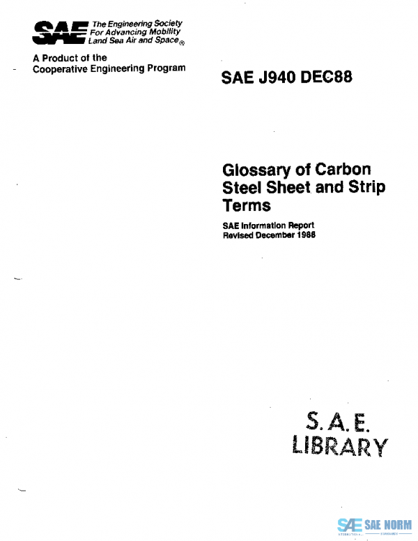 SAE J940_198812 PDF SAE J940_198812 PDF