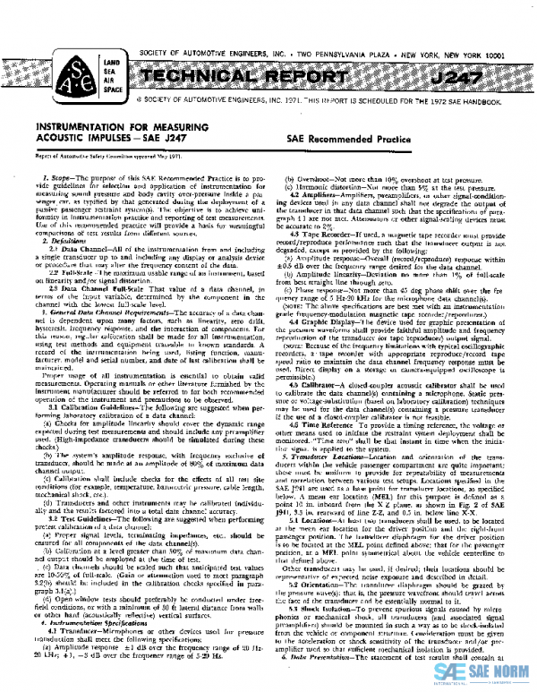SAE J247_197105 PDF SAE J247_197105 PDF