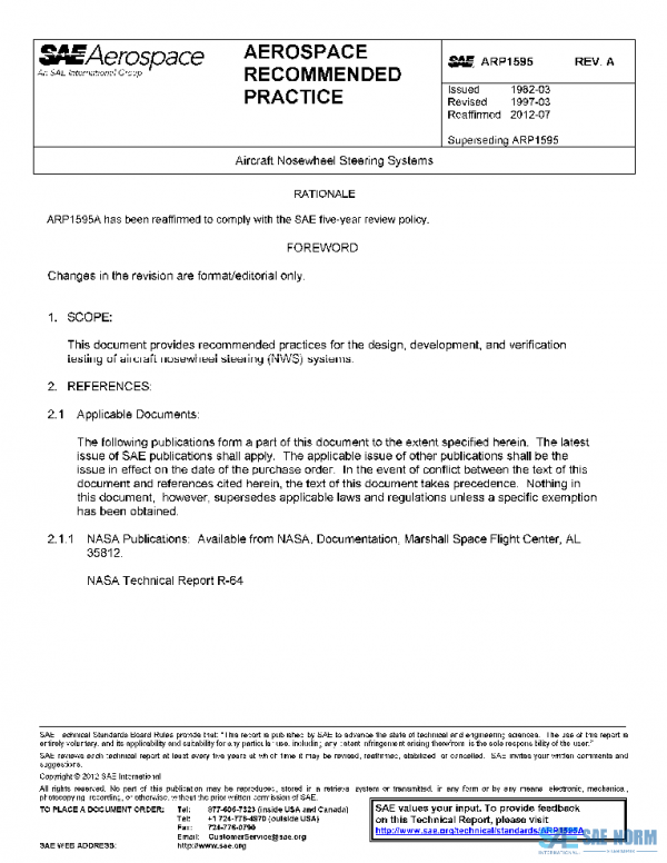SAE ARP1595A PDF