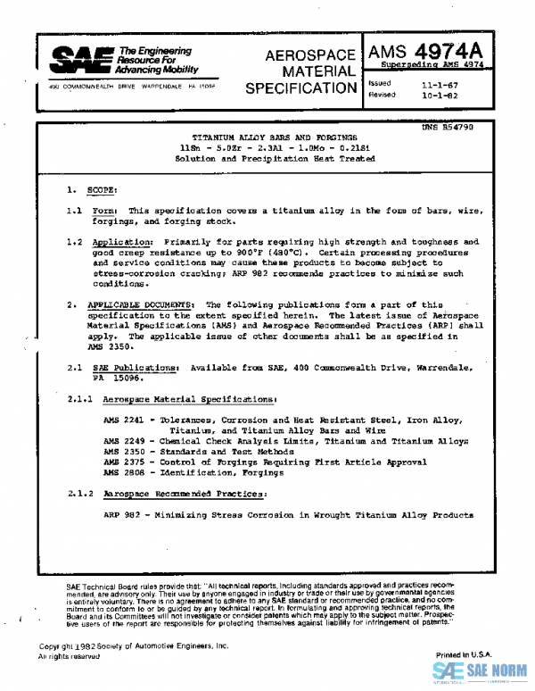 SAE AMS4974A PDF