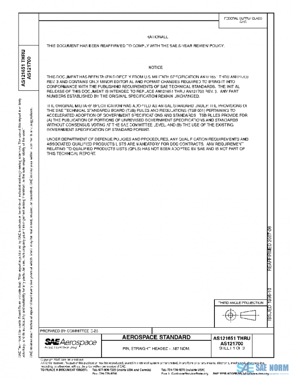 SAE AS121651 PDF