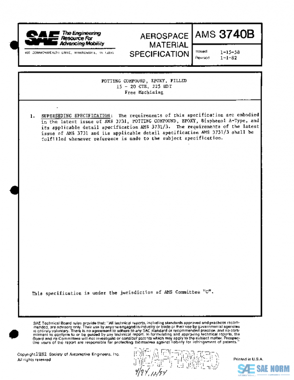 SAE AMS3740B PDF SAE AMS3740B PDF