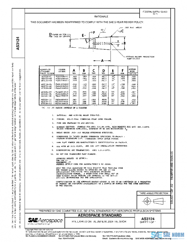 SAE AS3124 PDF
