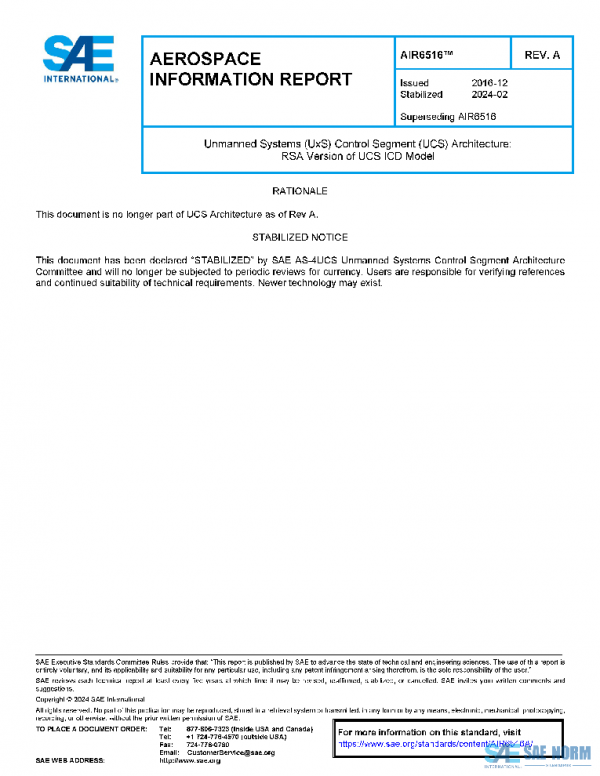 SAE AIR6516A PDF