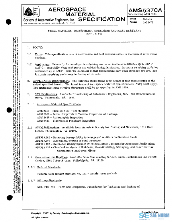 SAE AMS5370A PDF