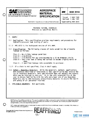 SAE MAM2615A PDF
