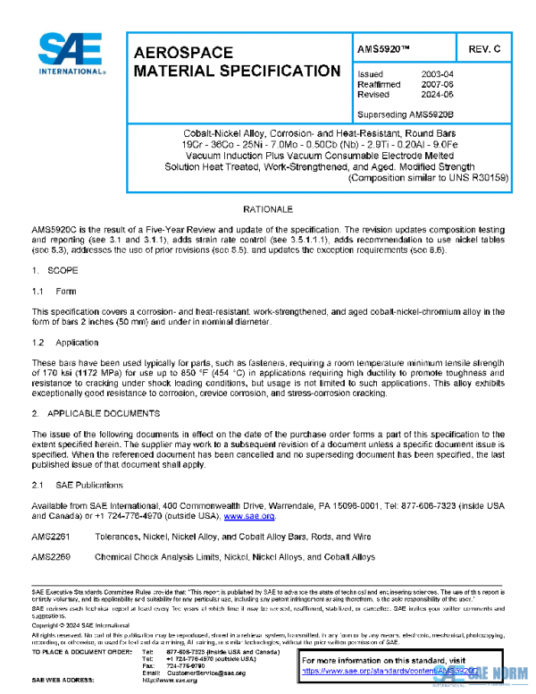 SAE AMS5920C PDF