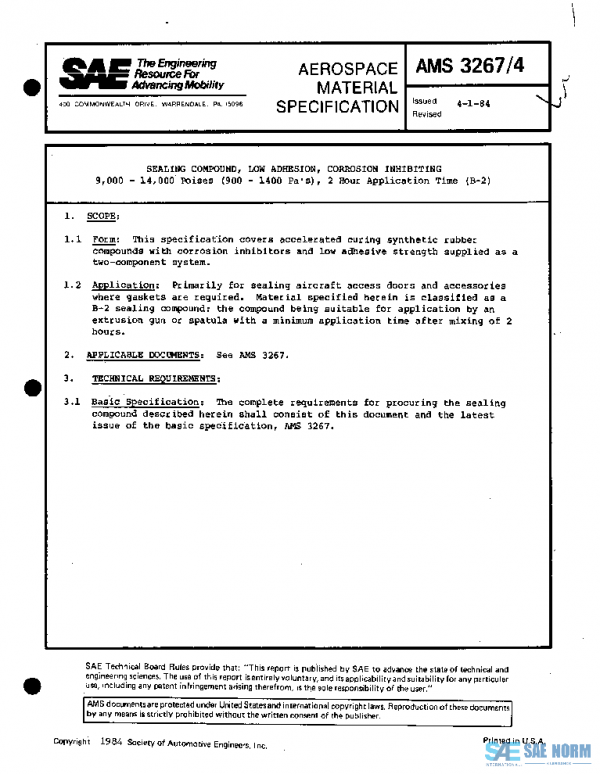 SAE AMS3267/4 PDF