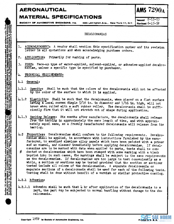 SAE AMS7290A PDF SAE AMS7290A PDF