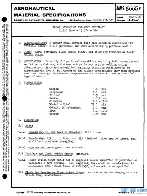 SAE AMS5665F PDF