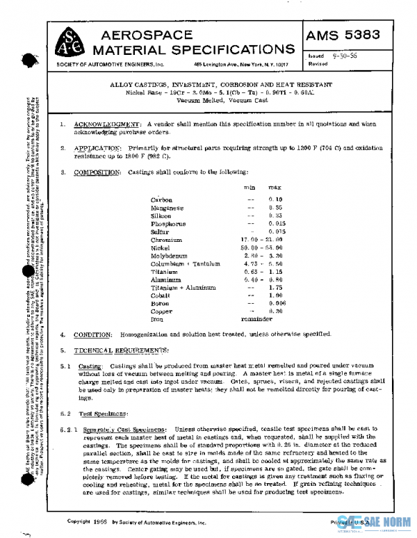 SAE AMS5383 PDF