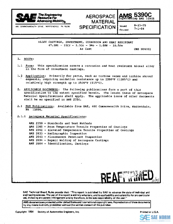 SAE AMS5390C PDF