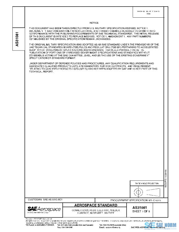SAE AS31081 PDF SAE AS31081 PDF