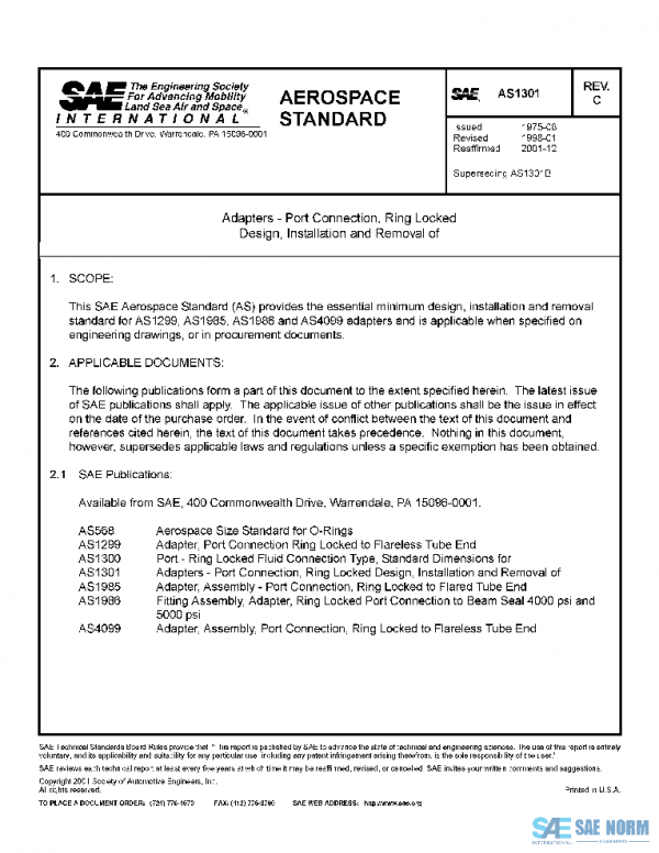 SAE AS1301C PDF