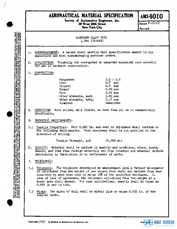 SAE AMS4010 PDF SAE AMS4010 PDF