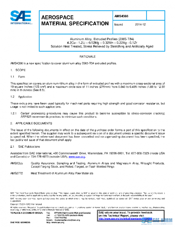 SAE AMS4366 PDF