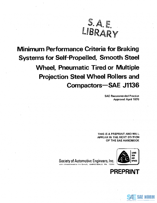 SAE J1136_197604 PDF