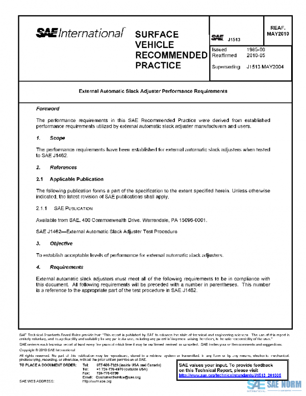 SAE J1513_201005 PDF