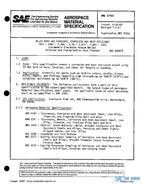 SAE AMS5746D PDF