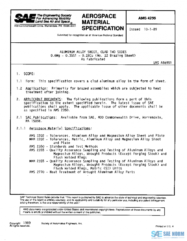 SAE AMS4256 PDF
