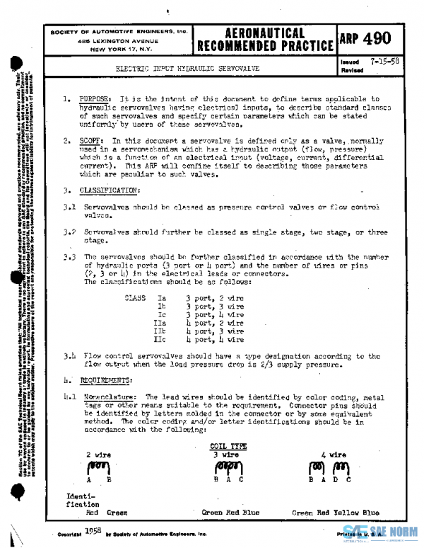 SAE ARP490 PDF