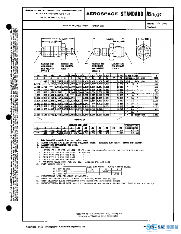 SAE AS1037 PDF SAE AS1037 PDF