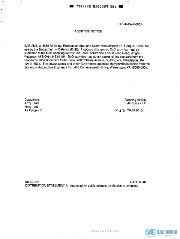 SAE AMSW6858 PDF