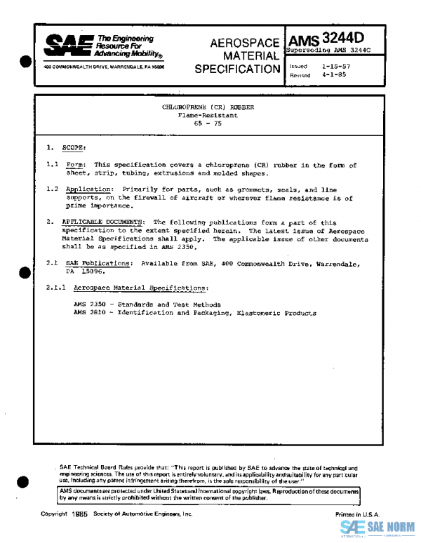 SAE AMS3244D PDF