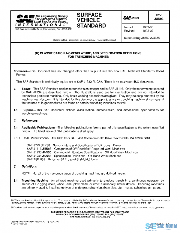 SAE J1382_199306 PDF SAE J1382_199306 PDF