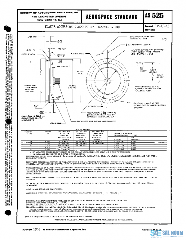 SAE AS525 PDF