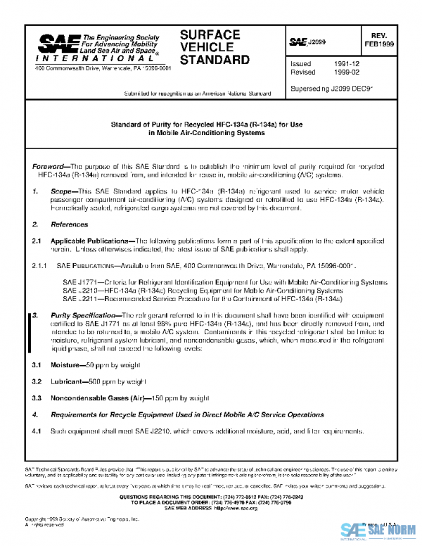 SAE J2099_199902 PDF