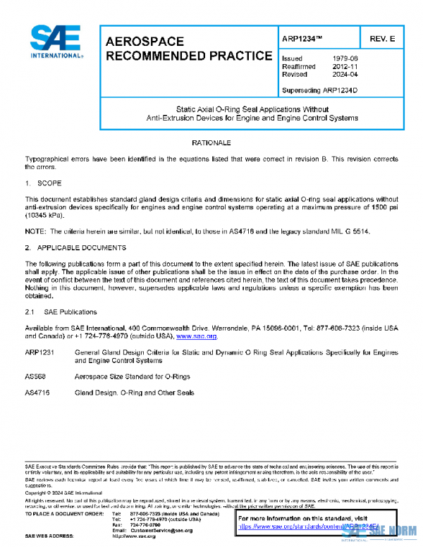 SAE ARP1234E PDF SAE ARP1234E PDF